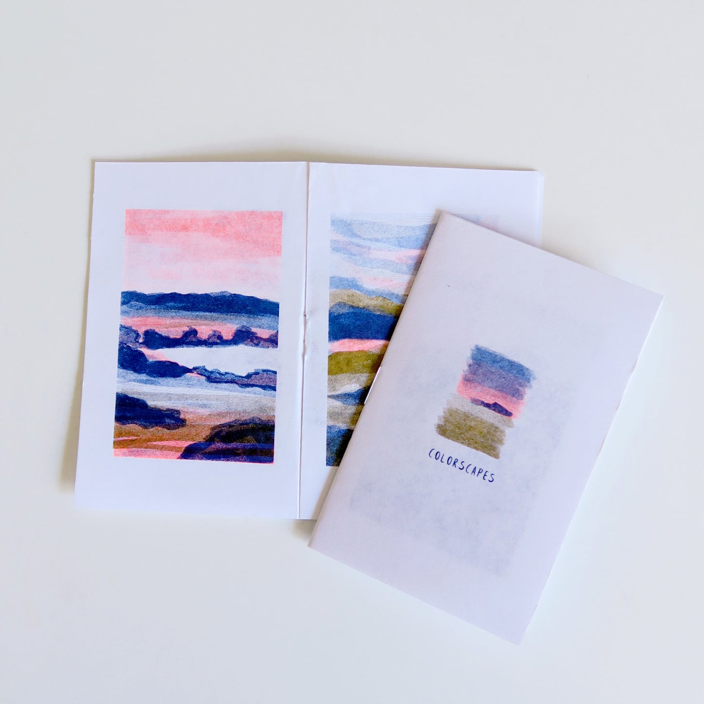 "Colorscapes" Mini Riso Printed Zine