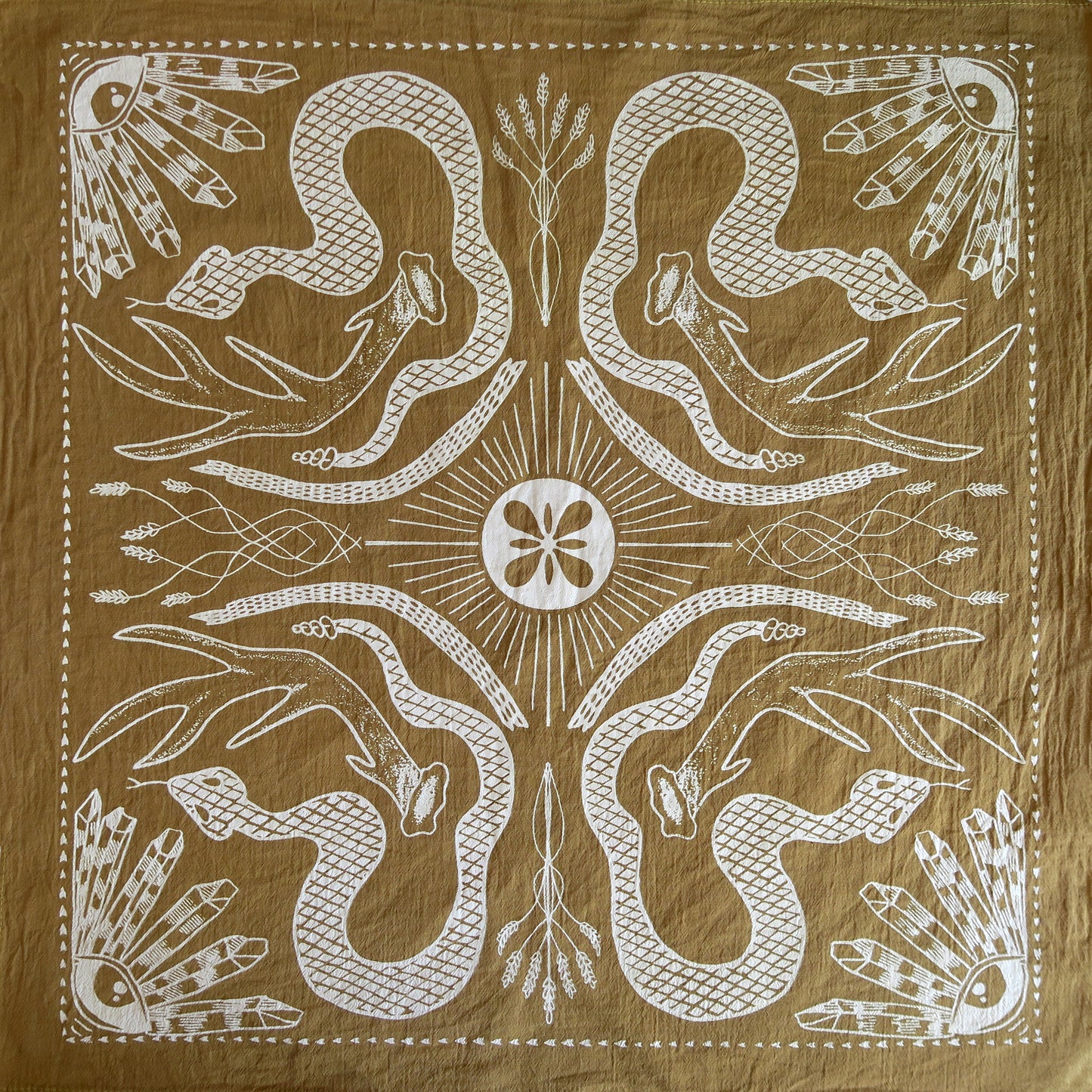 Route 666 Plant Dyed Bandana