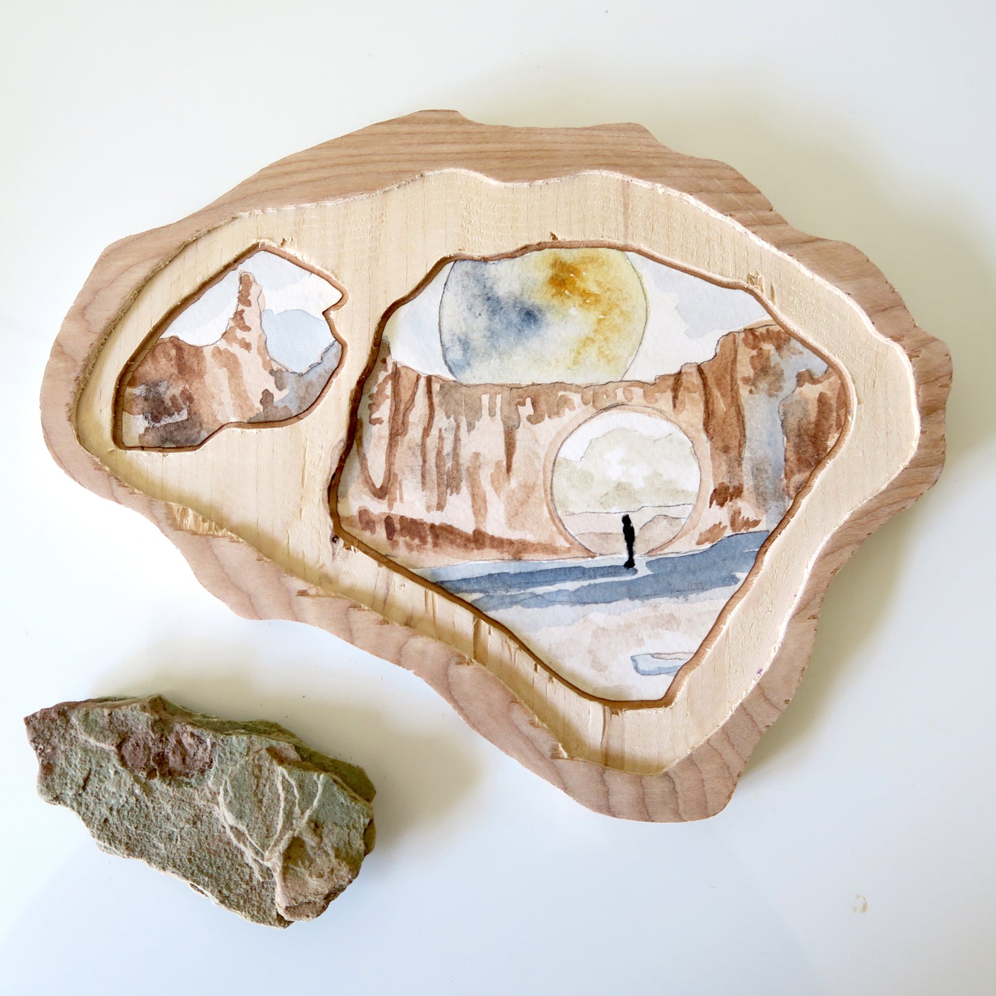 "Portal I" Earth Pigment Painting