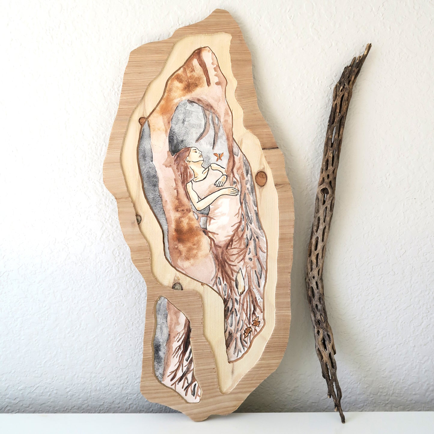 "Root" Earth Pigment Painting