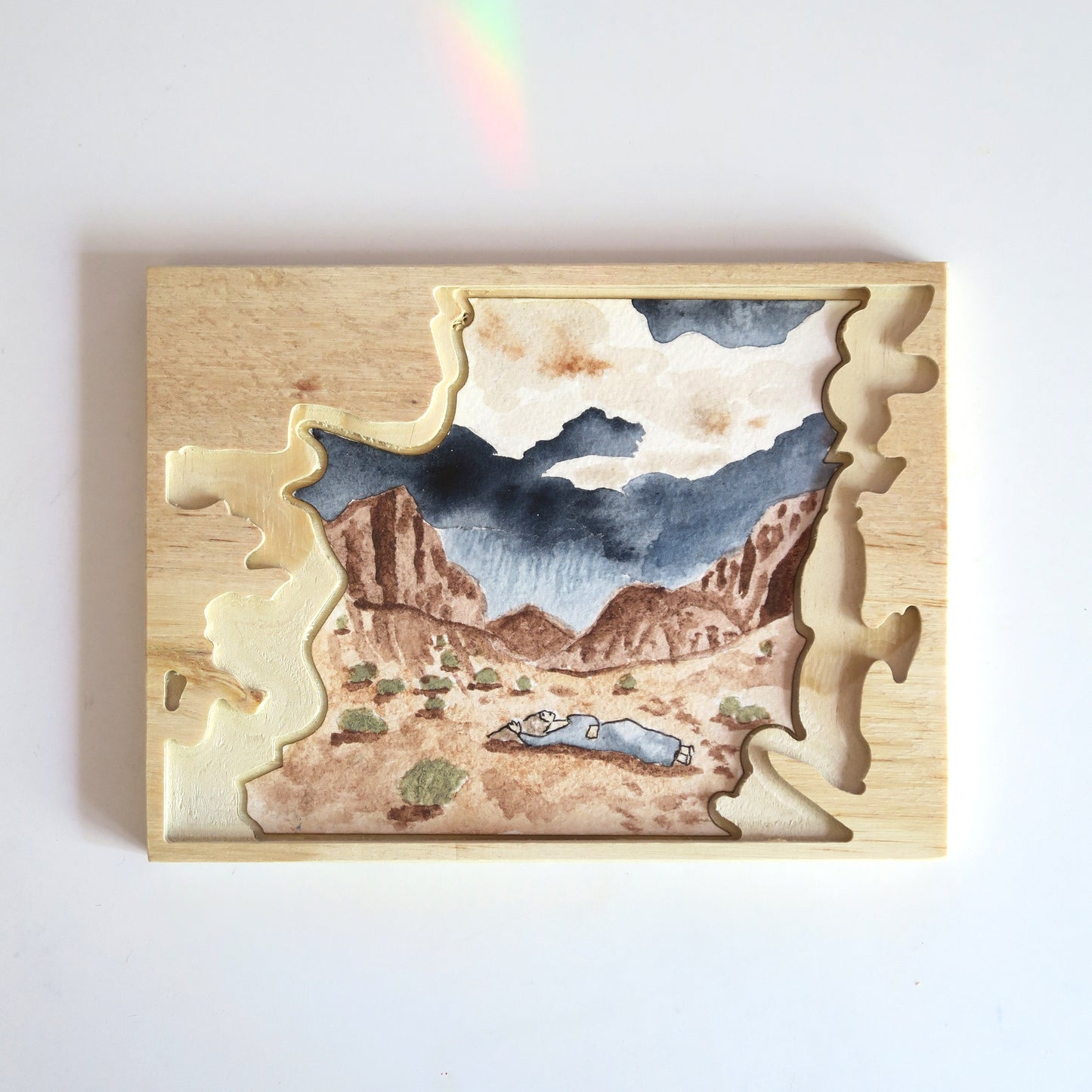 "Surrender" Earth Pigment Painting