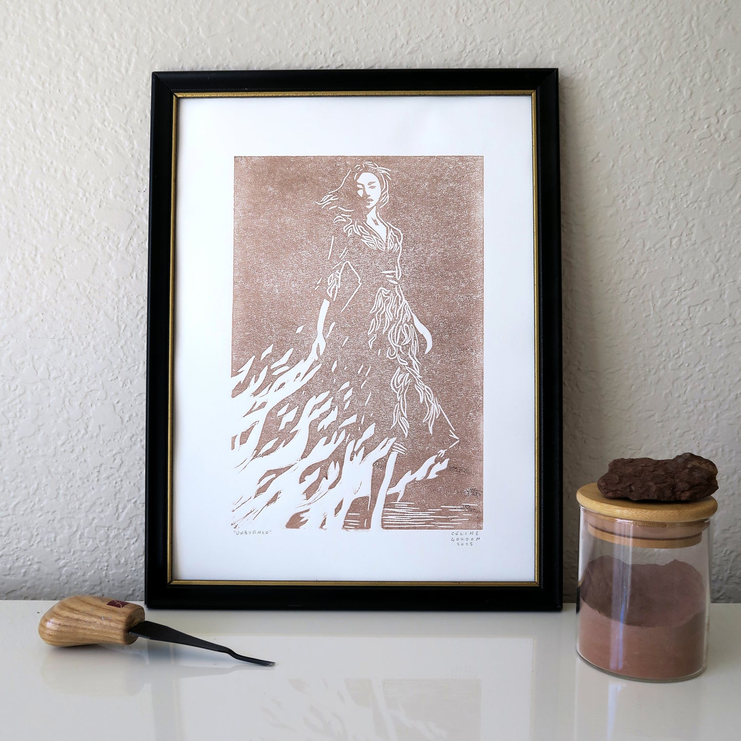 "Unburned" Earth Pigment Print