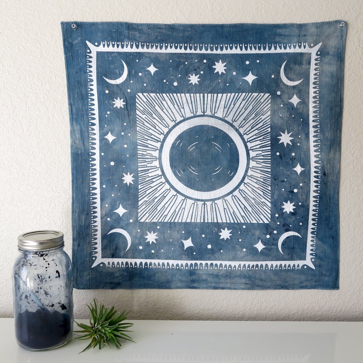 Celestial Plant Dyed Bandana