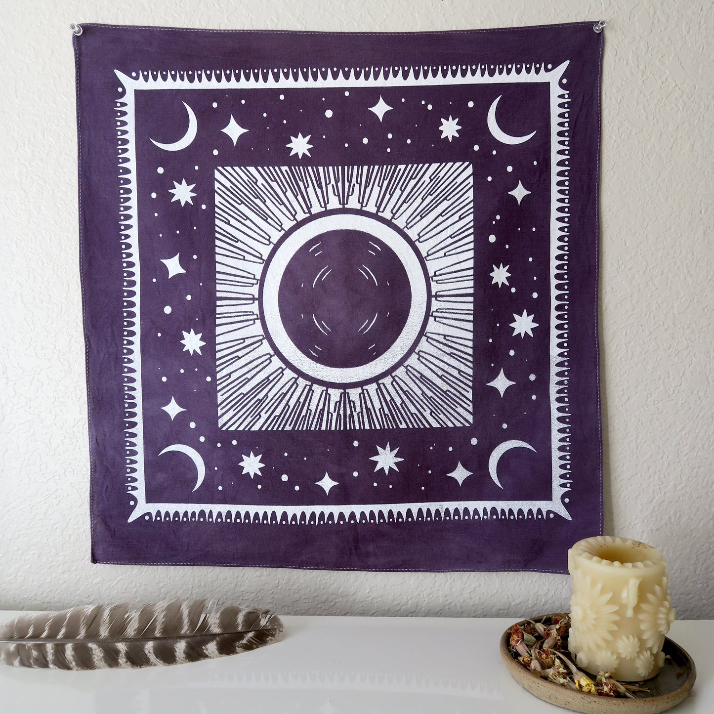 Celestial Plant Dyed Bandana