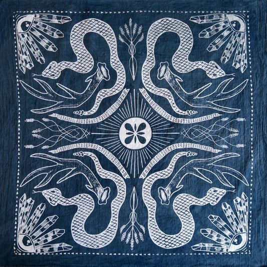 Route 666 Plant Dyed Bandana