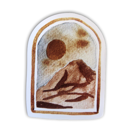 Mountain Arch Sticker