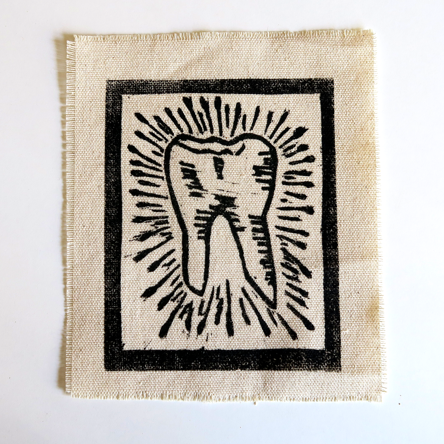 Hand Stamped "Milagro" Patch - Tooth