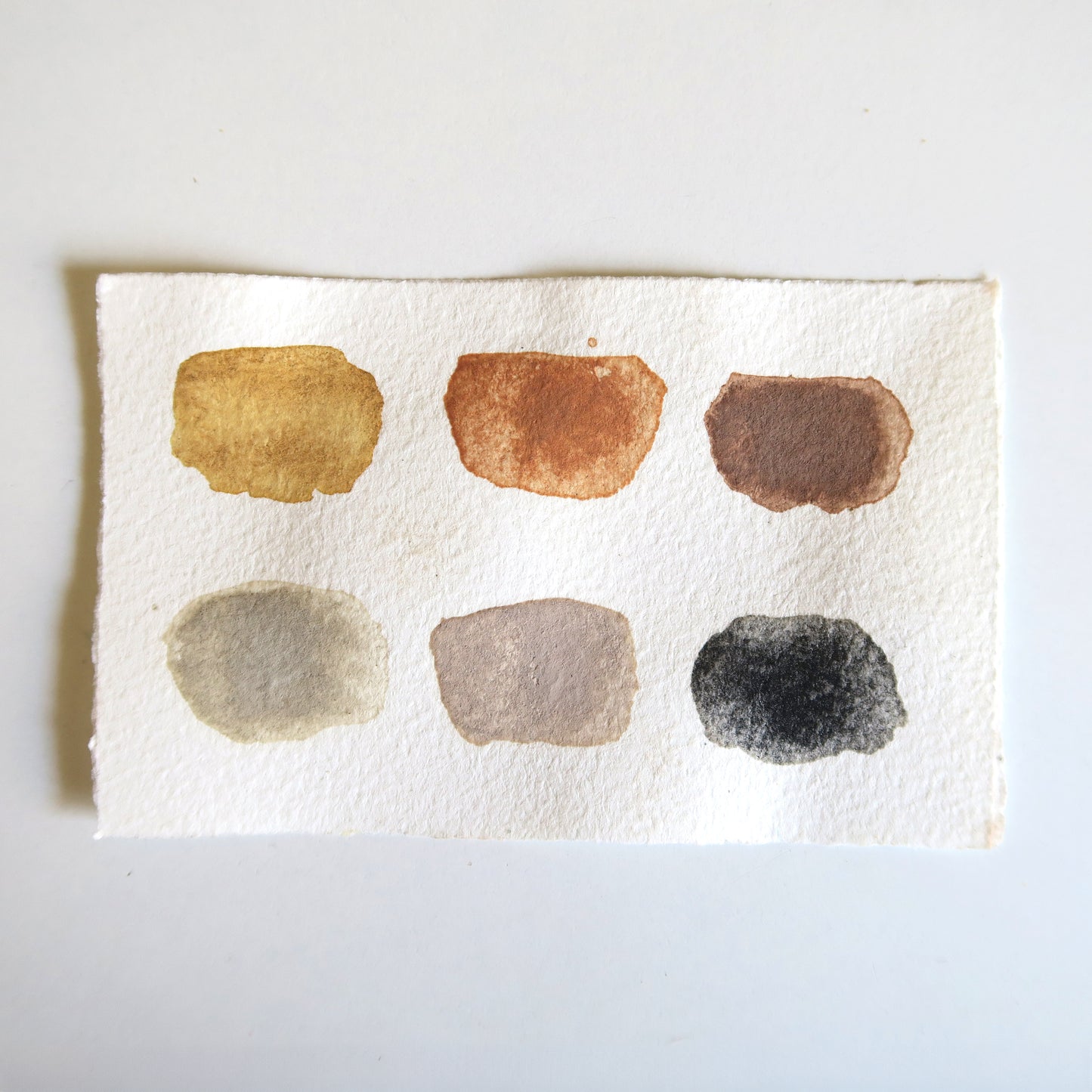 New Mexico Earth Pigment Watercolor Palate