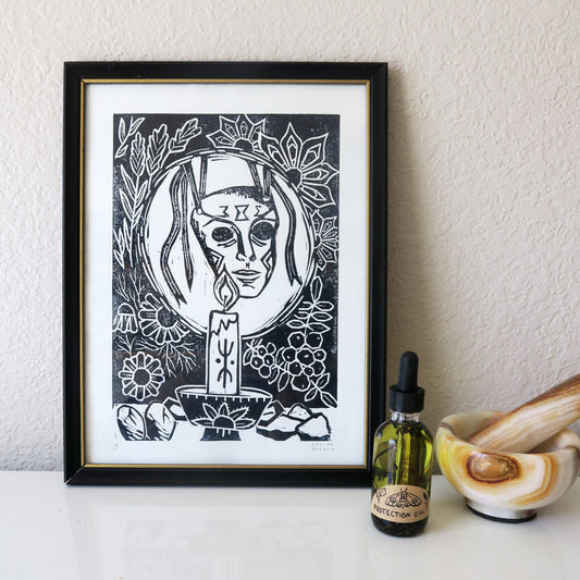 "Sanctum" Protection Spell Print