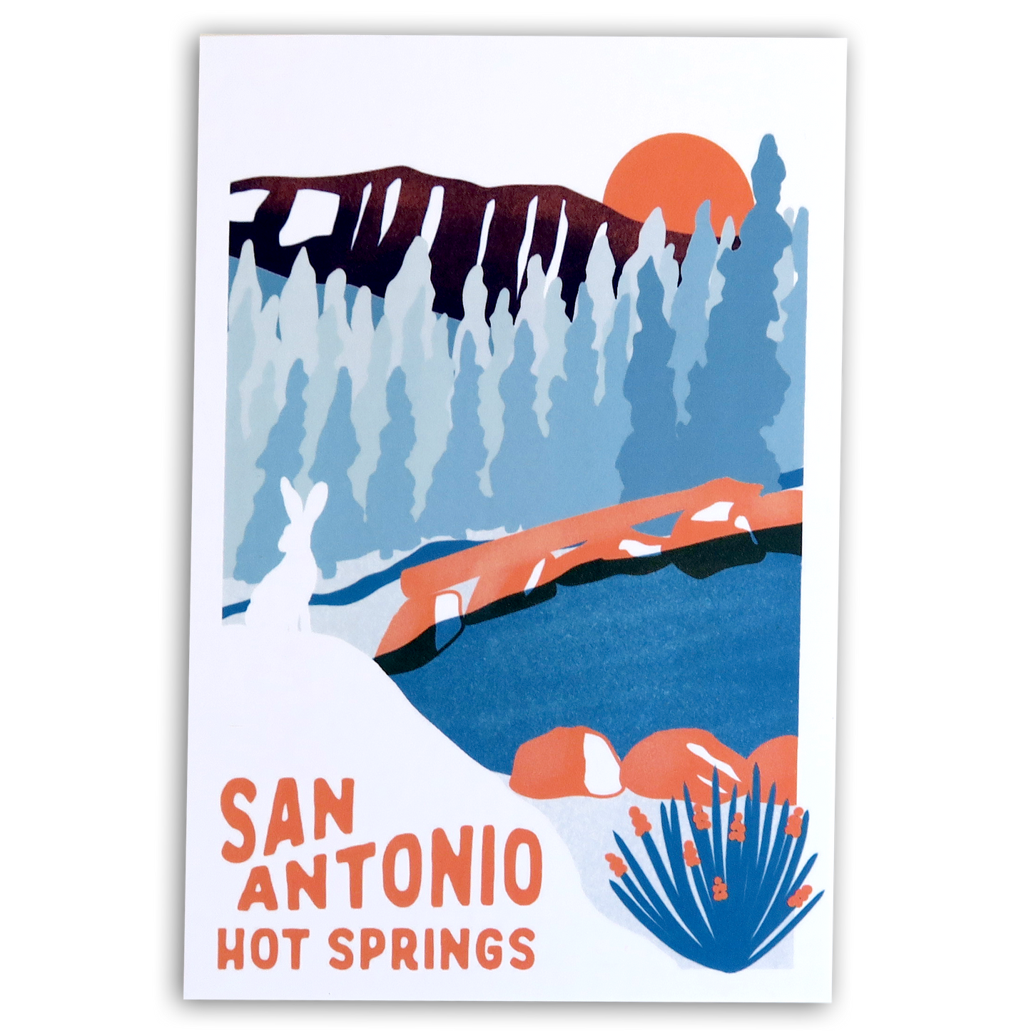 San Antonio Hot Springs Postcard  no