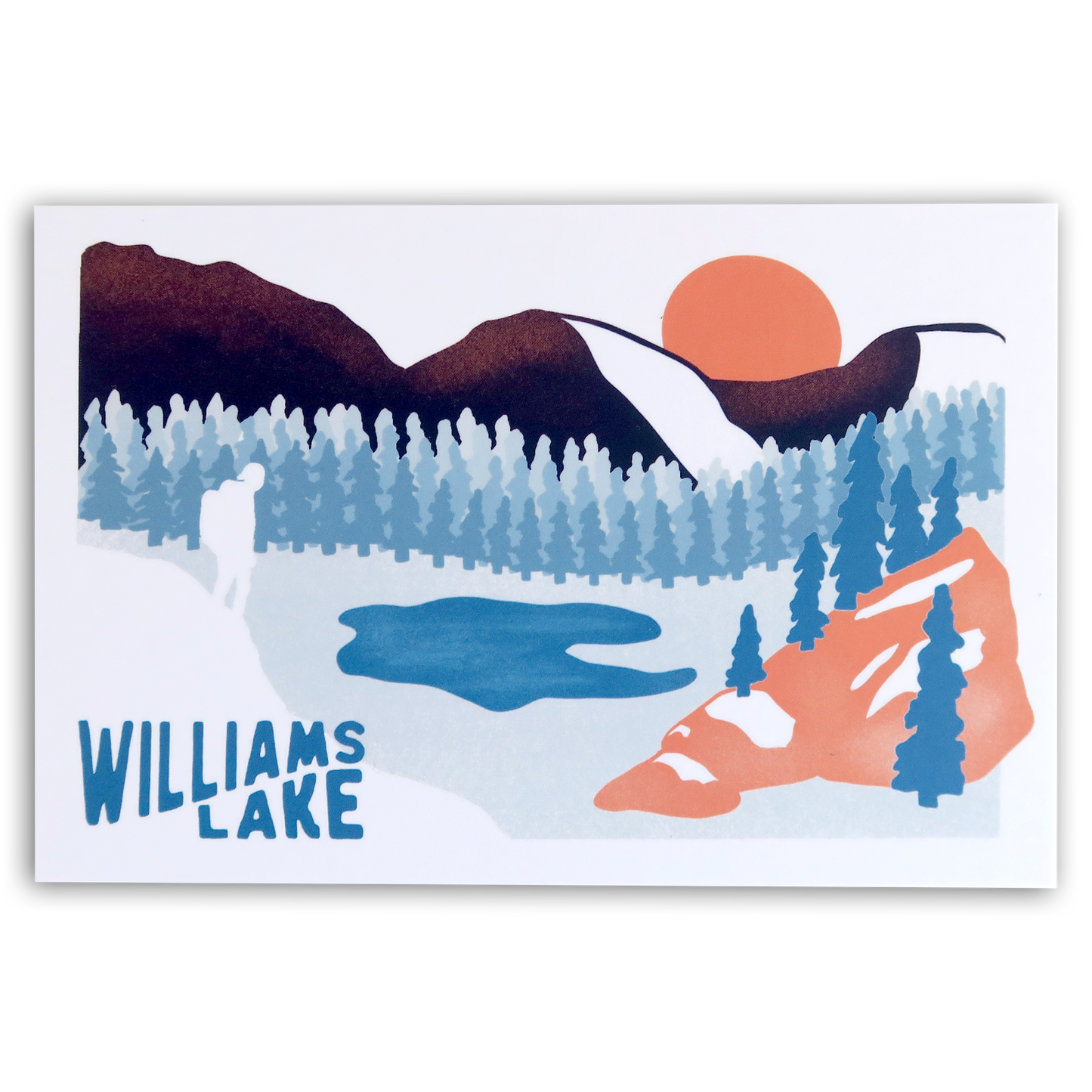 Williams Lake Postcard